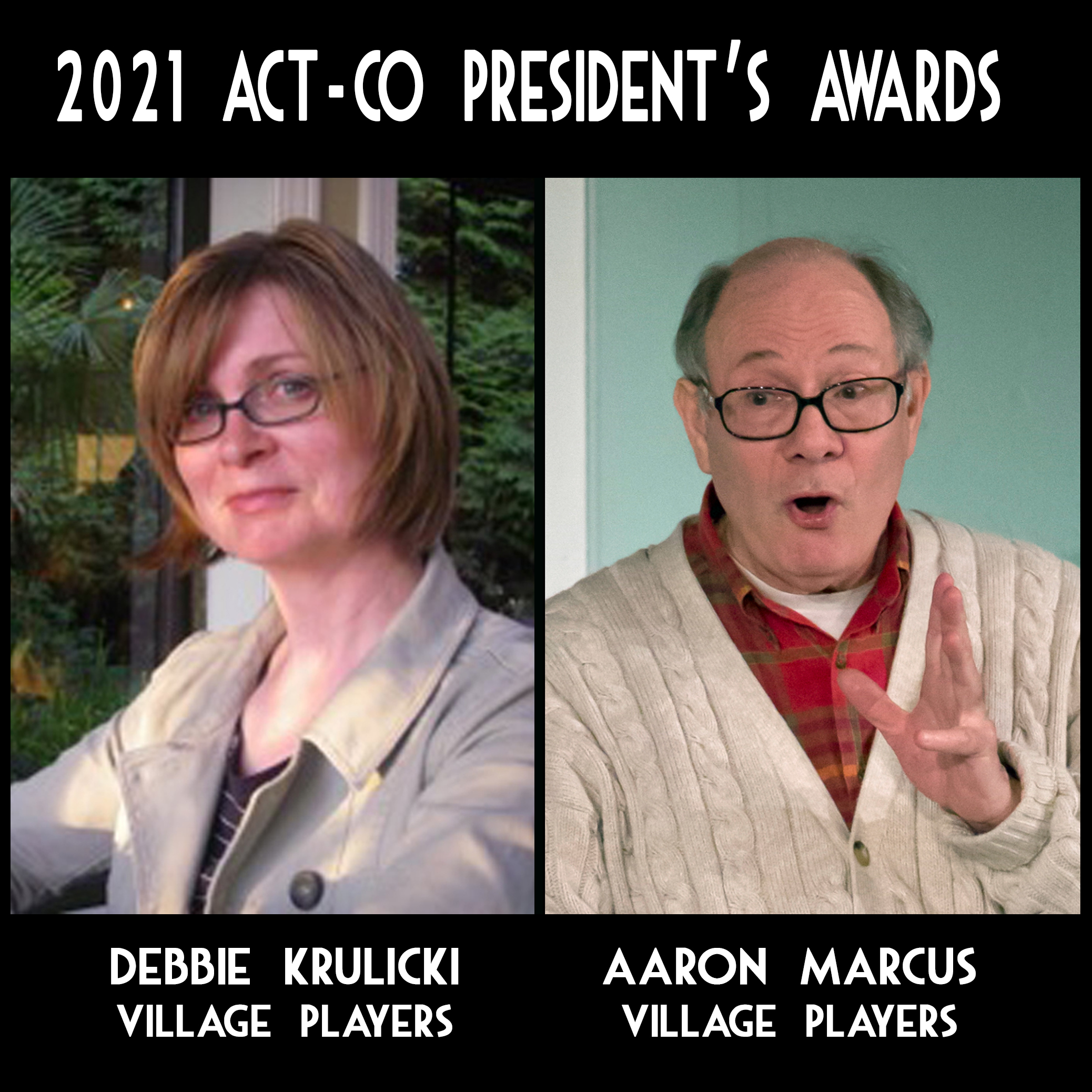 "Village Players" "Bloor West Village Players" "Village Playhouse" "Runnymede theatre" theatre theater "community theatre" "Debbie Krulicki" "Aaron Marcus" ACT-CO "ACT-CO President's Award"