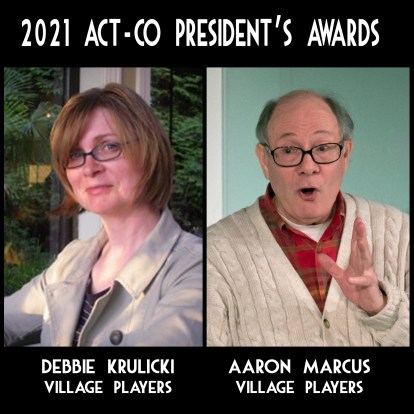 "Village Players" "Bloor West Village Players" "Village Playhouse" "Runnymede theatre" theatre theater "community theatre" "Debbie Krulicki" "Aaron Marcus" ACT-CO "ACT-CO President's Award"