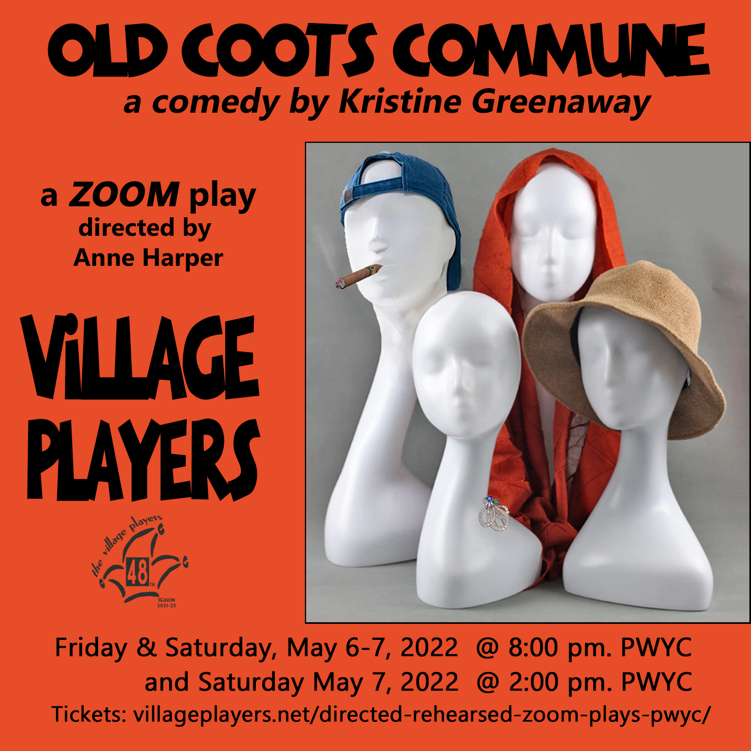 "Village Players" "Bloor West Village Players" "Village Playhouse" "Runnymede theatre" theatre theater "community theatre" zoom play-reading PWYC "Kristine Greenaway" "Anne Harper"