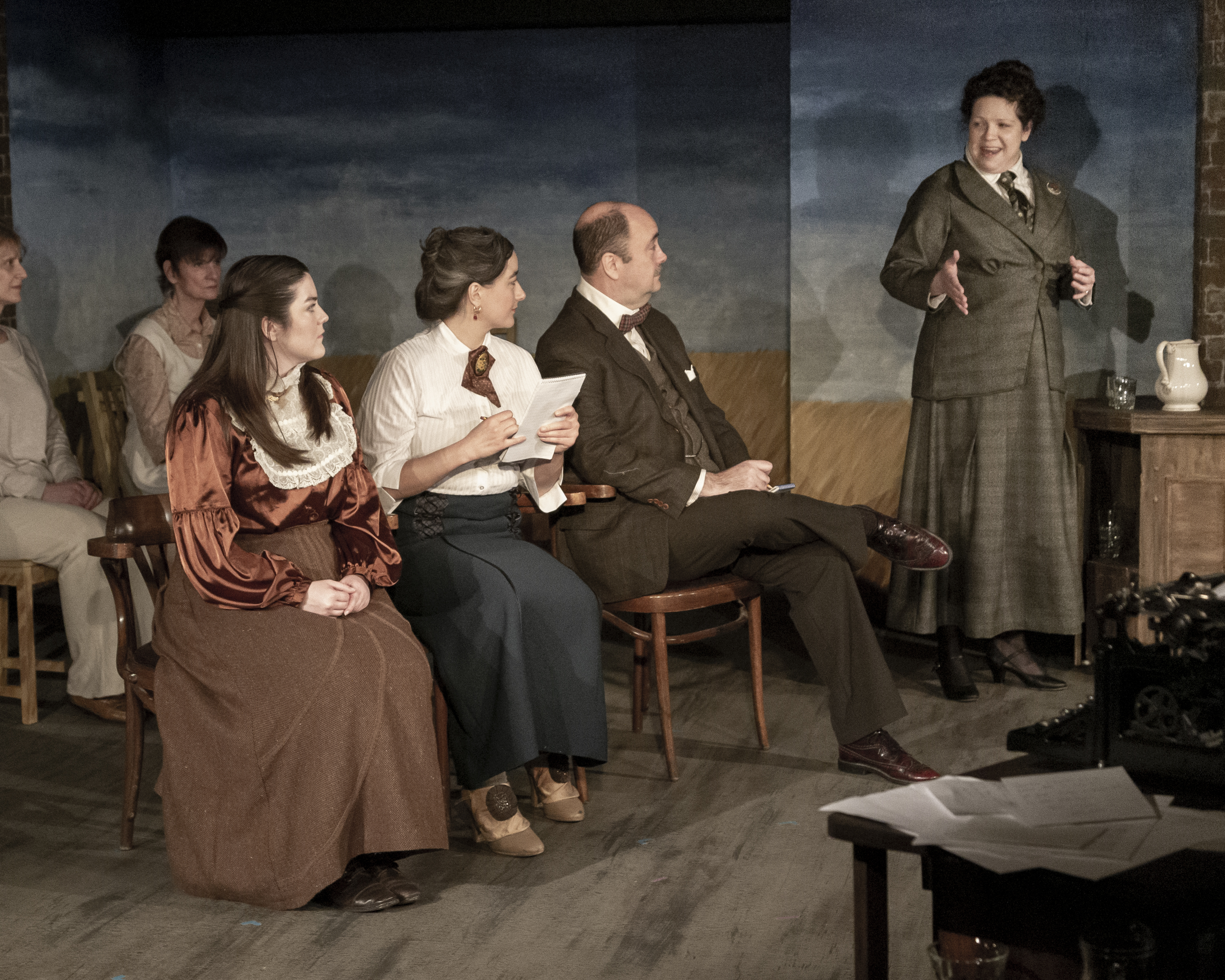 "Village Players" "Bloor West Village Players" "Village Playhouse" "Runnymede theatre" theatre theater "community theatre" "The Fighting Days" "Wendy Lill" "Valary Cook" “Avery MacDonald” “Frances Beynon”; “Carling Tedesco” “Lily”; “Julie Kern” “Nellie McClung”; “David Borwick” “George McNair” “Letter Readers”: “Victoria Stark”, “Jennifer Monteith”, “Louise Da Re”, “Karen Drybrough”