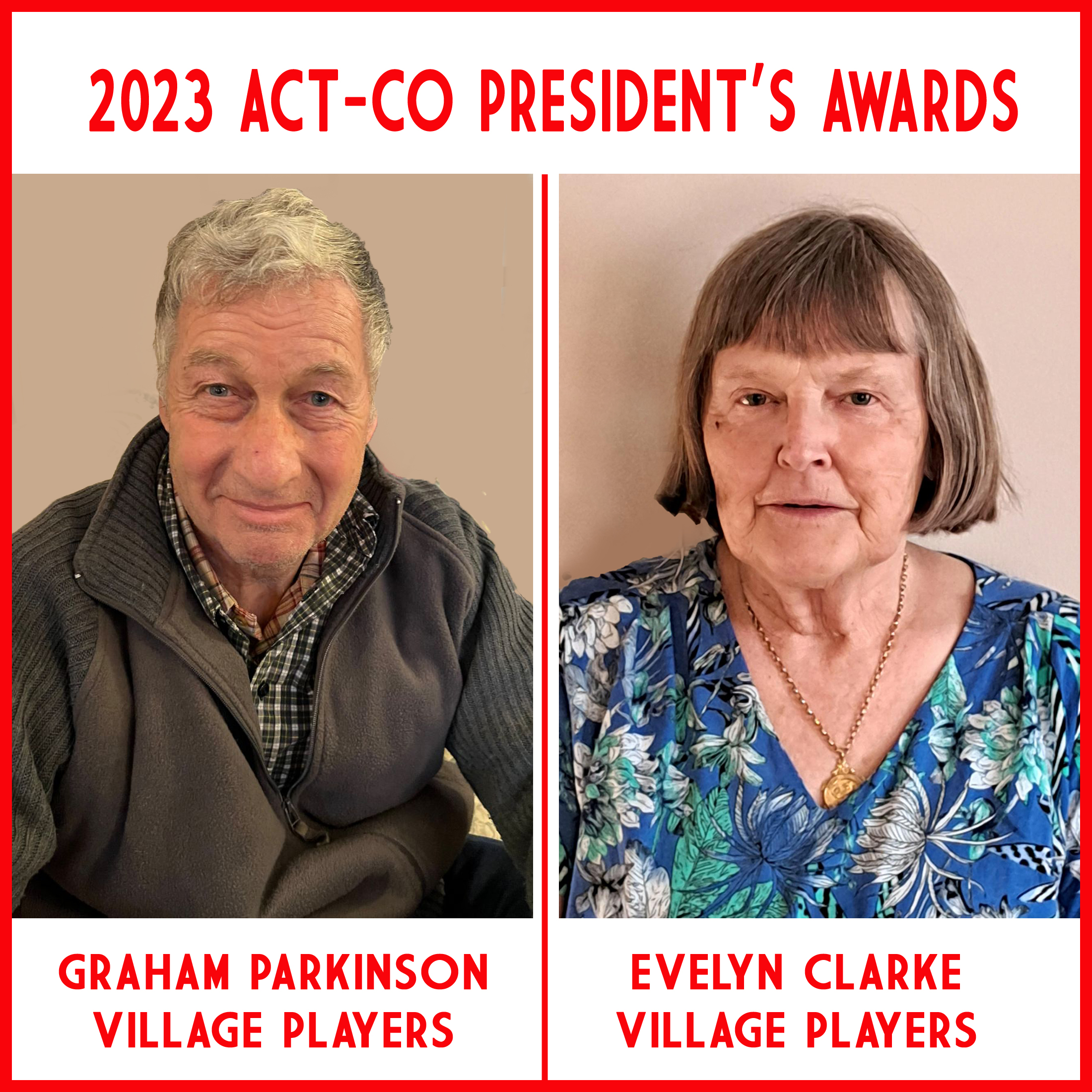 volunteers "Graham Parkinson" "Evelyn Clarke"