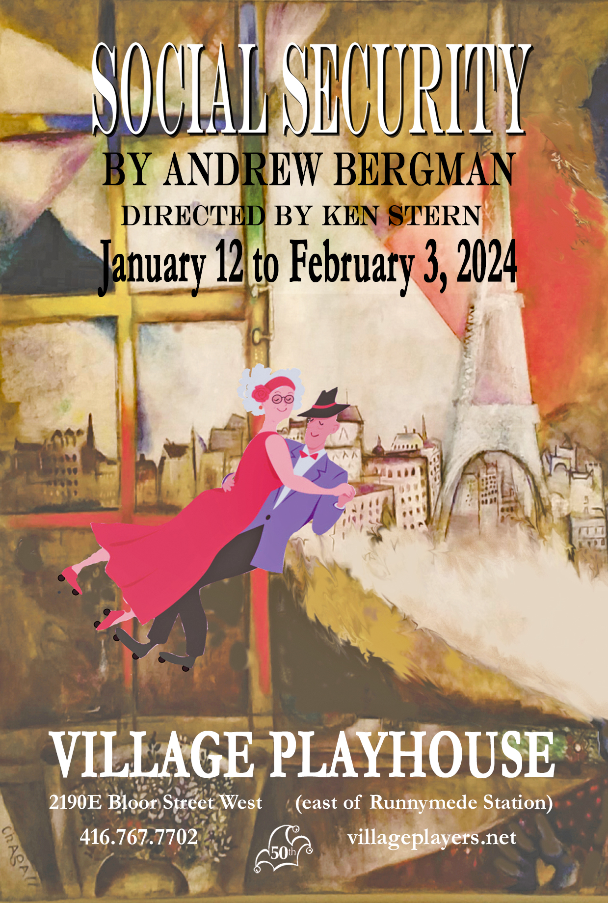 "Village Players" "Bloor West Village Players" "Village Playhouse" "Runnymede theatre" theatre theater "community theatre" "2023-24" “Social Security” “Andrew Bergman” "Ken Stern" “Damien Gulde” “David Kahn” ”Sandy Ramdin” “Barbara Kahn” “Meredith Heinrich” “Trudy Heyman” “Liam Doherty” “Martin Heyman” “Connie Guccione” “Sophie Greengrass” “Rob Scavone” “Maurice Koenig”